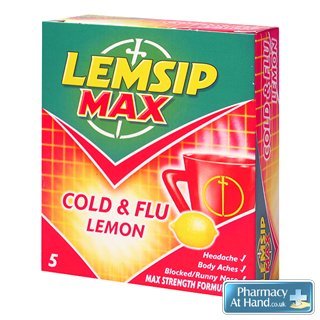 Lemsip Max Cold & Flu Lemon 5 Sachets