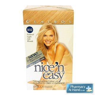 Clairol Nice 'n Easy 102 Natural Light Ash Blonde