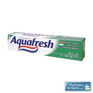 Aquafresh mild and minty toothpaste