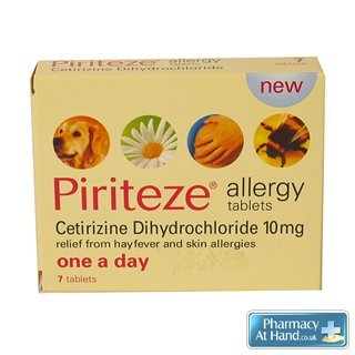 Piriteze Allergy Tablets 7's