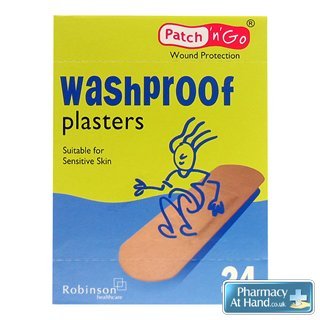 Patch 'n' go Washproof plasters