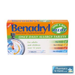 Benadryl One A Day Relief Tablets