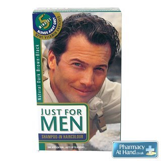 Just For Men Shampoo Colour Natural Dark Brown - Black