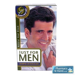 Just For Men Shampoo Colour Natural Real Black