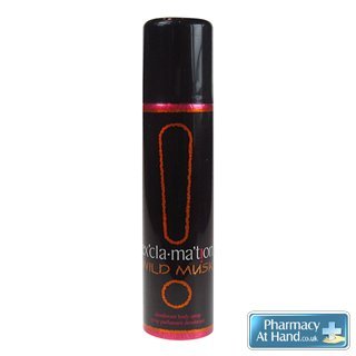 Excla-mation mild musk deodorant