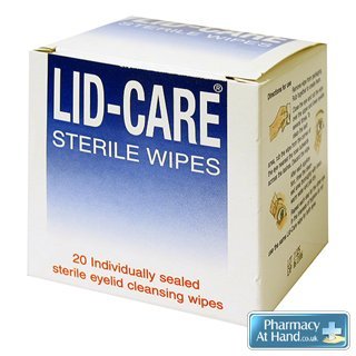 Lid-care sterile wipes
