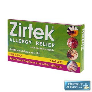 Zirtek Allergy Relief 7 Tablets