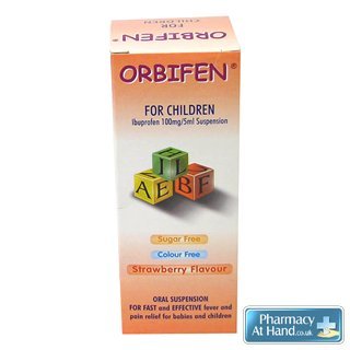 Orbifen for children 100mg/5ml