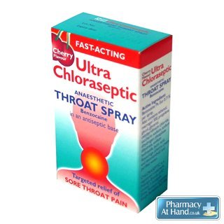 Ultra Chloraseptic Anaesthetic Throat Spray Cherry.