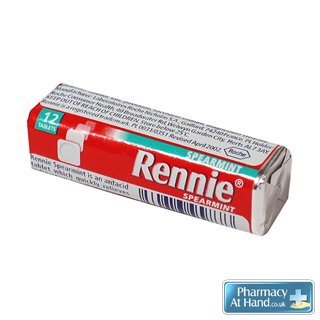 Rennie Spearmint 12 Tablets