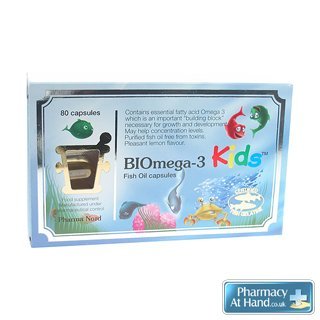 Pharma Nord Bi Omega 3 Kids Fish Oil 80 Capsules
