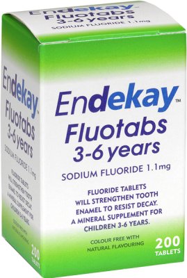Endekay Fluotabs 3-6 Years