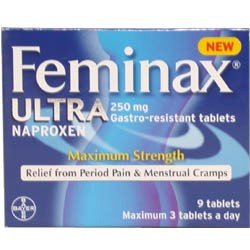 Feminax Ultra Naproxen 250mg Tablets