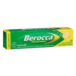 Berocca Effervescent Tropical Flavour 15 Tabs