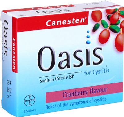 Canesten Oasis for Cystitis Cranberry flavour