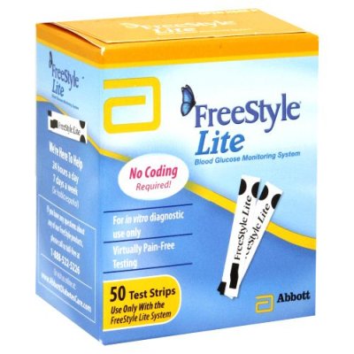 Freestyle Lite Blood Glucose 50 Test Strips