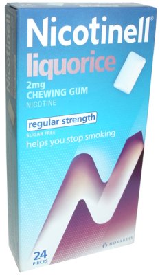 Nicotinell Liquorice 2mg Chewing Gum 24's