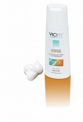 Vichy Lipidiose Nutri - Sun Gradual Glow Enhancer Hydrating Body Milk For Dry Skin 200ml