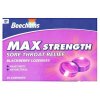 Beechams Max Strength Sore Throat Relief Blackberry Lozenges