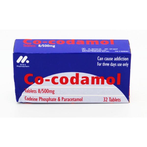 CoCodamol 8/500mg 32 Tablets